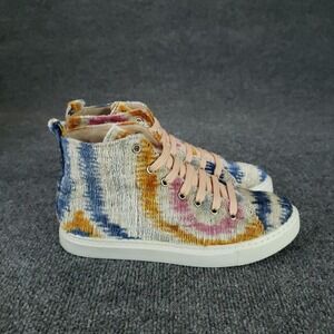 Wolf & Willa Shoes Womens Size 38 Multicolor High Top Sneaker Kilim Lace‎ Up